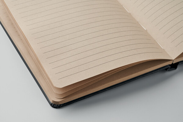 A5 sugarcane PLA notebook - Black