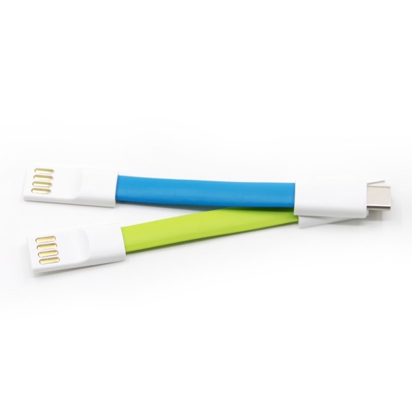 Přívěskový datový USB kabel UC026 - WHITE