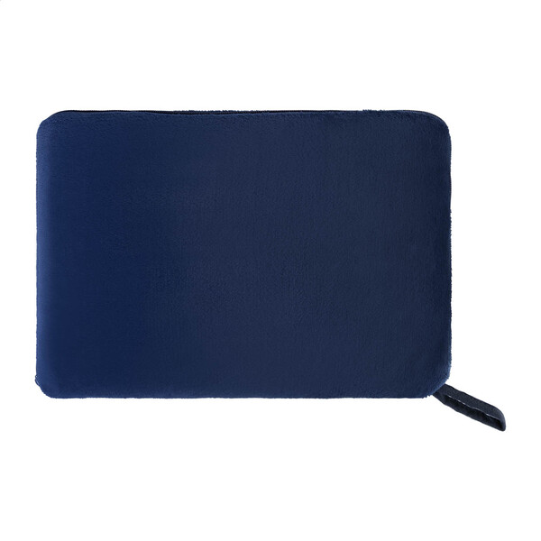 2In1 Travel Blanket And Pillow Napwrap - Dark Blue