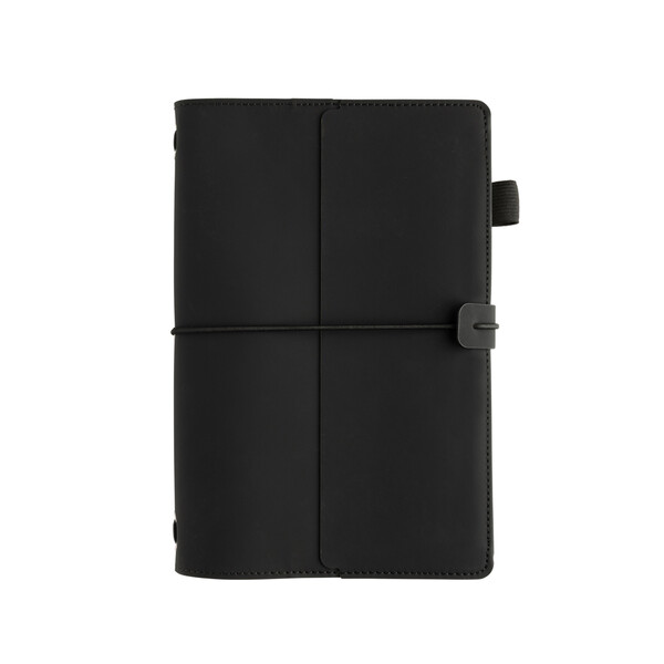 Taccuino 3in1 ricaricabile Daily Notes Binder in PU - Nero