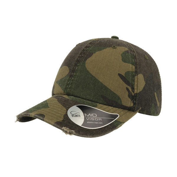 Dad Hat Destroyed - Camouflage