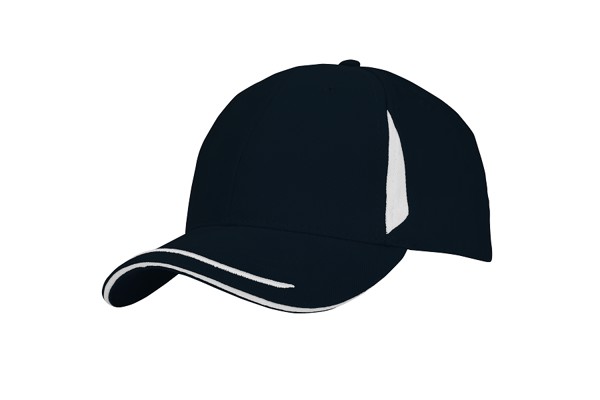 4098 - baseball cap - black/white