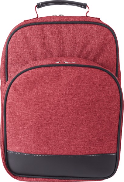 Mochila térmica para picnic Polycanvas (600D) Jolie - Red
