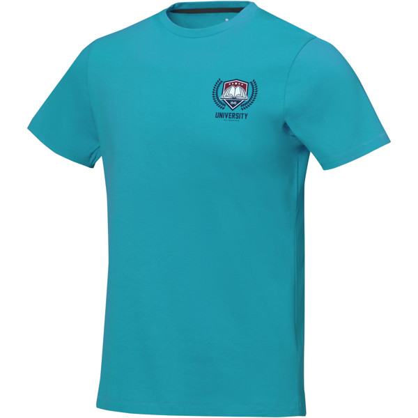 Nanaimo short sleeve men's t-shirt - Aqua / XS