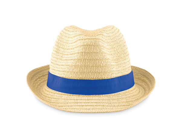 Chapeau de paille Boogie - Bleu Royal