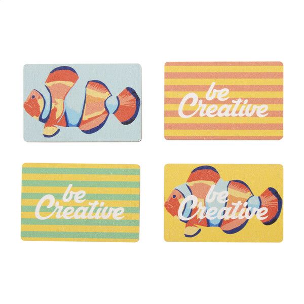 Badge magnétique WooBadge - Naturelle