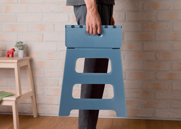 Tabouret portable et pliable Jak - Petrole