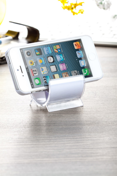 Mobile Holder Barry - White / Transparent
