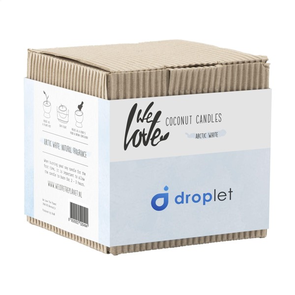 We Love The Planet Coconut Candle bougie - blanc