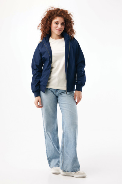 Veste urbaine en polyester recyclé IQONIQ Odin - Bleu Marine / M