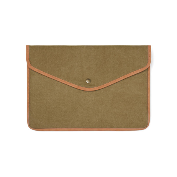 Obal na 16" notebook VINGA Bosler z GRS recykl. canvas - Zelená