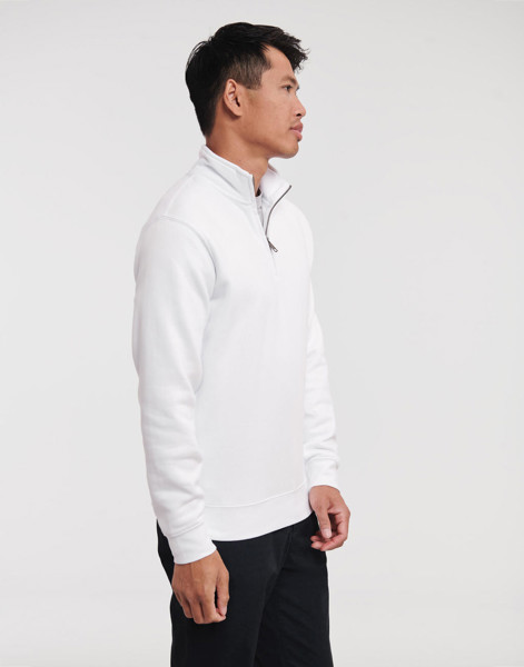 Authentic 1 / 4 Zip Sweat - White / M