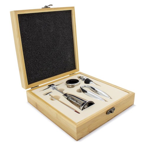 SET VINHO BAMBU 5 PCS "LIVORNO"