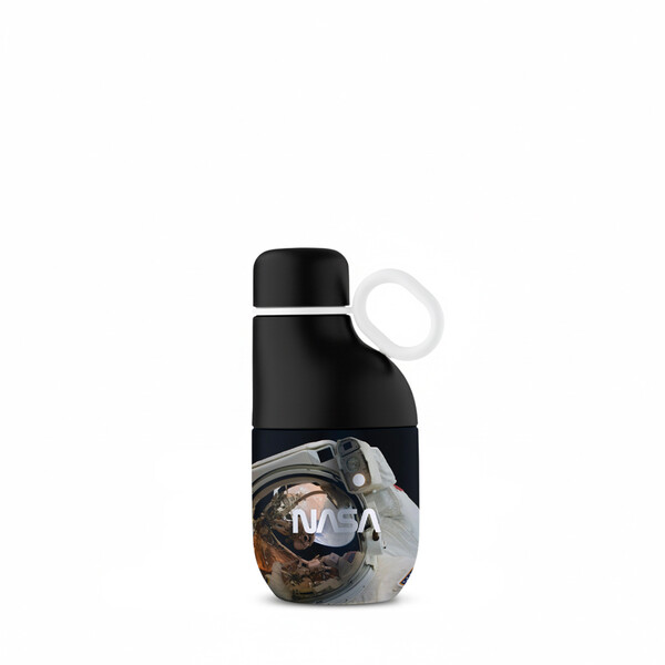 HOOKIPA S - 360° - BND877S - Bouteille et gobelet 2 en 1 (330 ml / 200 ml) Double paroi en acier inoxydable recyclé et ABS