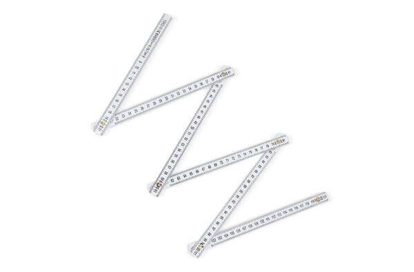 Règle pliable calibrée 2m