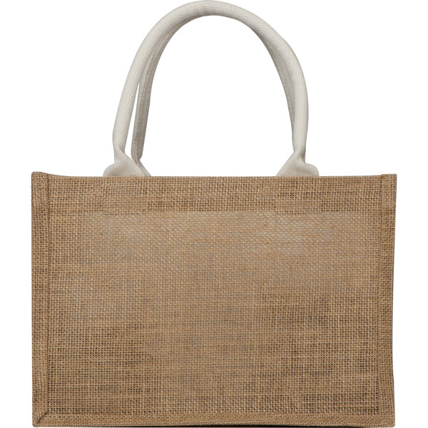 Jute cotton bag for colouring in ELISA - Beige