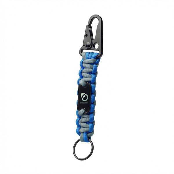 STRAND - BND1552 - RPET Porte-clés tressé avec crochet