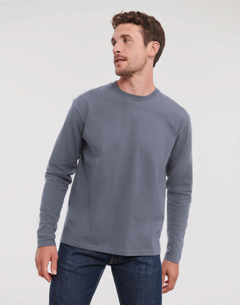 Authentic Classic Long Sleeve T - White / 4XL