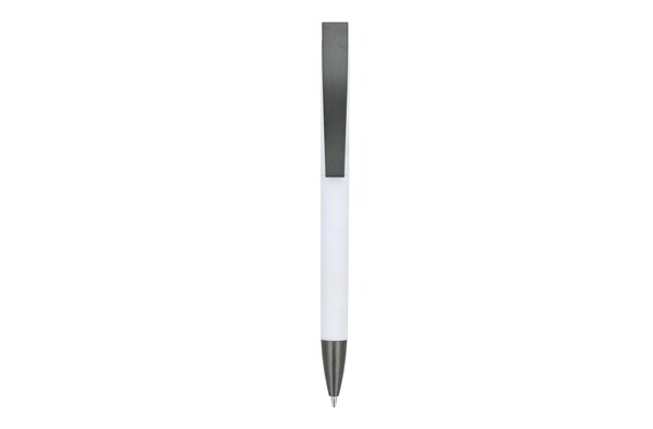 Kuglepen Vegas softtouch metalclip - Hvid