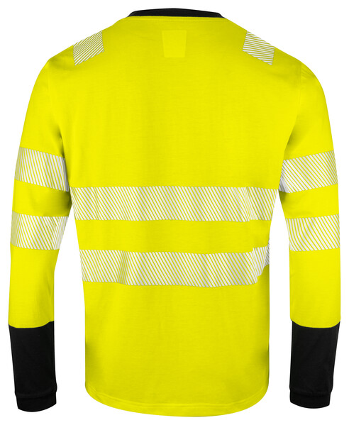 6014 L.S. T-shirt Yellow/black 3XL