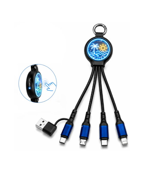 Fast charging data cable 6in1 UC074 - RED