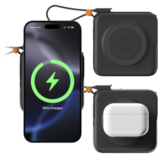 Xtorm TravelPro 3 in 1 reisoplader van 30 W en 10.000 mAh