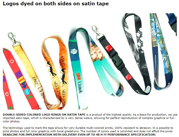 Lanyards - custom made