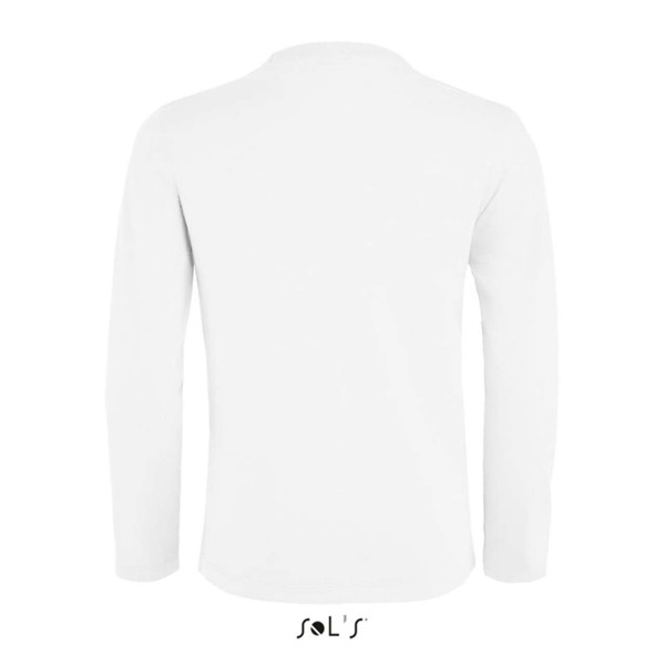 Sol's Imperial Lsl Kids' - Long Sleeve T-Shirt - White / 12A