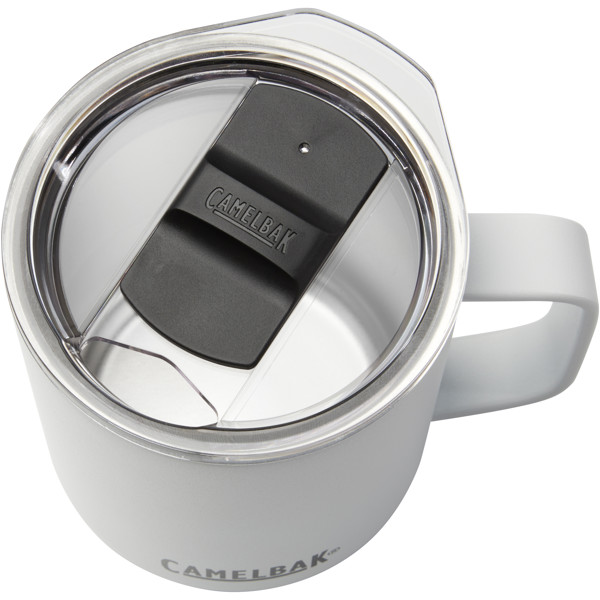 Tasse avec isolation sous vide CamelBak® Horizon de 350 ml pour le camping - Blanc