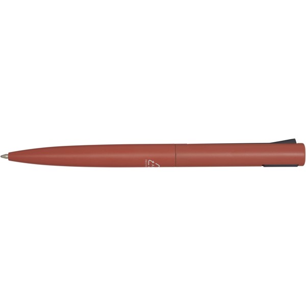 Penna a sfera in alluminio riciclato Juana (inchiostro nero) - Mattone