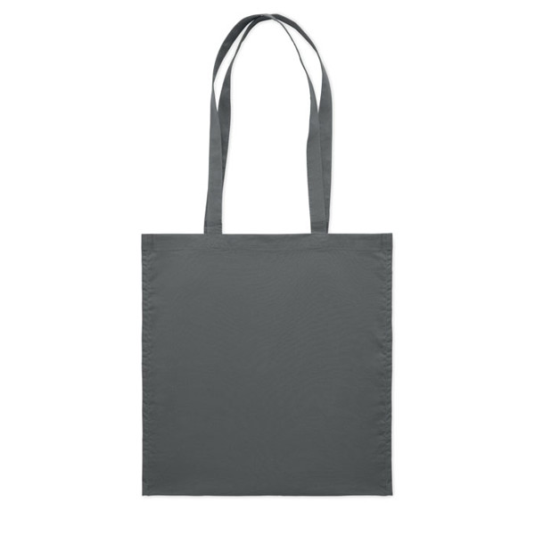 Bombažna nakupovalna torba Portobello 140gr/m², vložek - Kamnito siva
