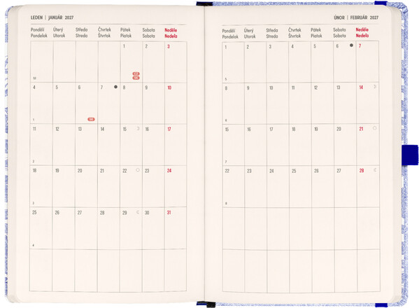 Notique Planbook Diář/Notes Pod Mořem 2027, 13 x 21 cm - Východní