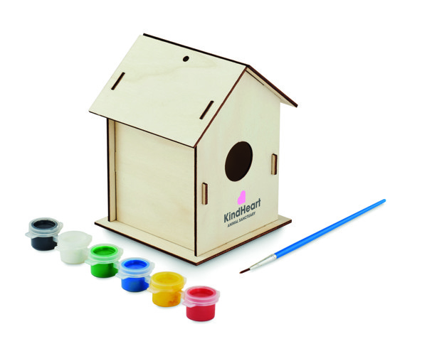 DIY wooden bird house kit Painthouse