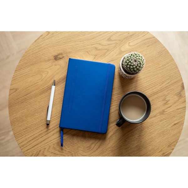 Magnetic notebook A5 | Aurora - white