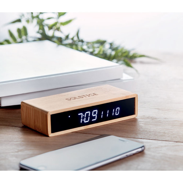 MB - Wireless charger in bamboo 5W Moro