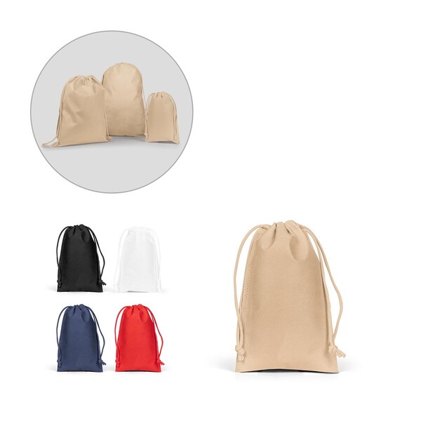 GIFT BAG S. Malý tepelně svařený sáček z netkané textilie (60 g/m²) - Bílá