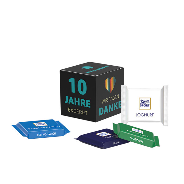 Promotional cube, Ritter SPORT mini yoghurt | Ritter SPORT mini yoghurt, 66 g