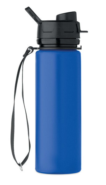 Bouteille de sport en silicone Lett - Bleu Royal