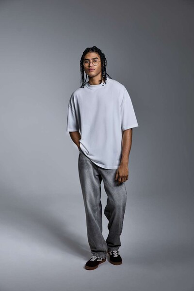 Anthem Distortion Washed T-Shirt - Washed White / M