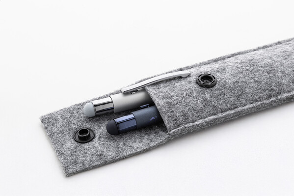 Rpet Pen Case Refelt Pen - Grey