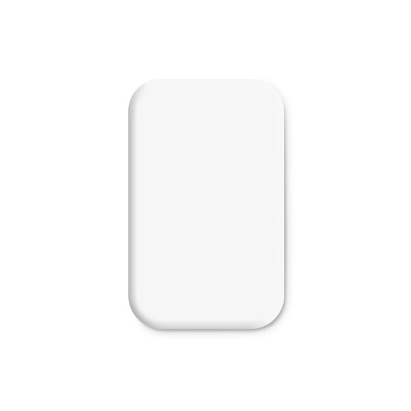 Épinglette bouton de forme rectangulaire - Quadri