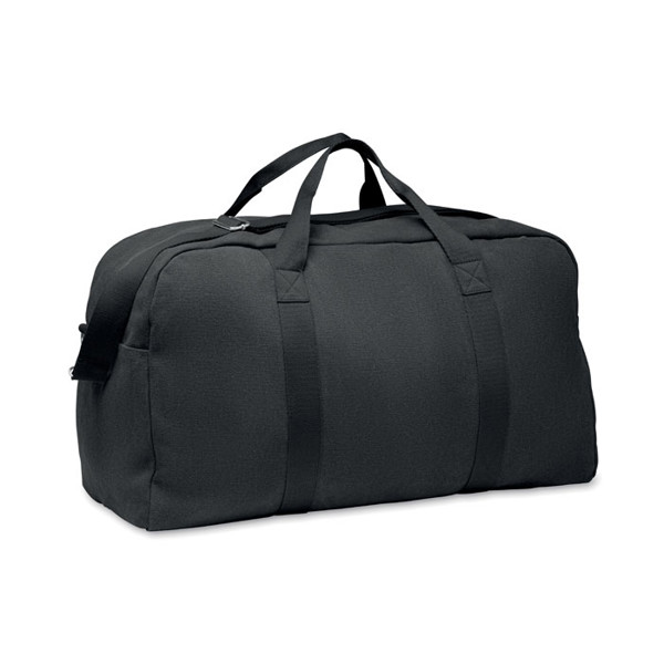 Duffle travel bag 450 gr/m² Duffas Colour - Black