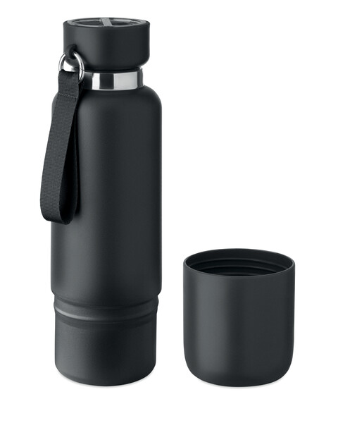 Double wall bottle 500ml Noeka - Black