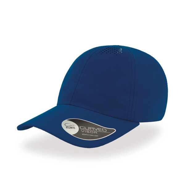 Boné Air, 100% Poliéster - Azul Royal