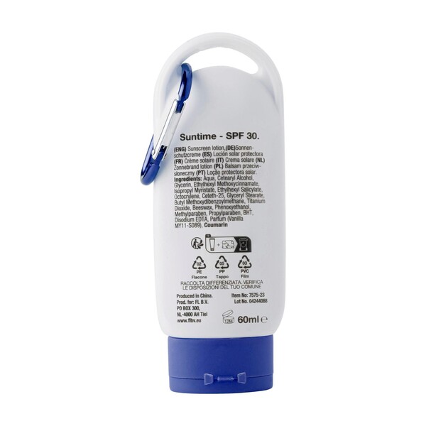 Crème solaire Suntime | SPF 30 | 60 ml - bleu cobalt