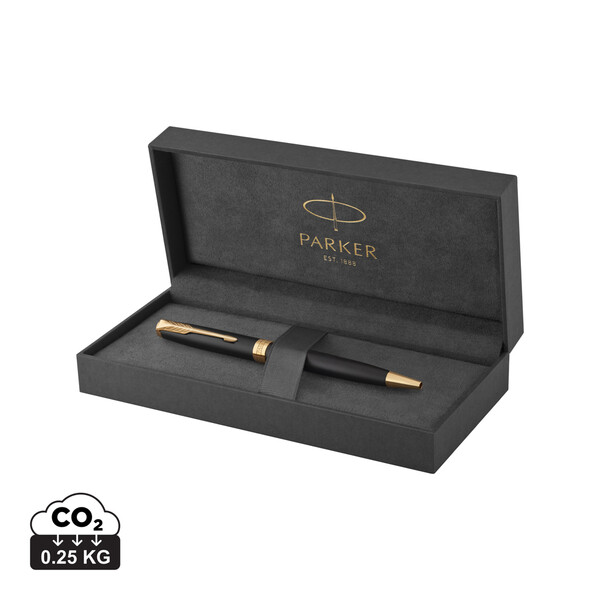 Parker SONNET Ballpoint Pen, Matte Black with Palladium Trim - Gold