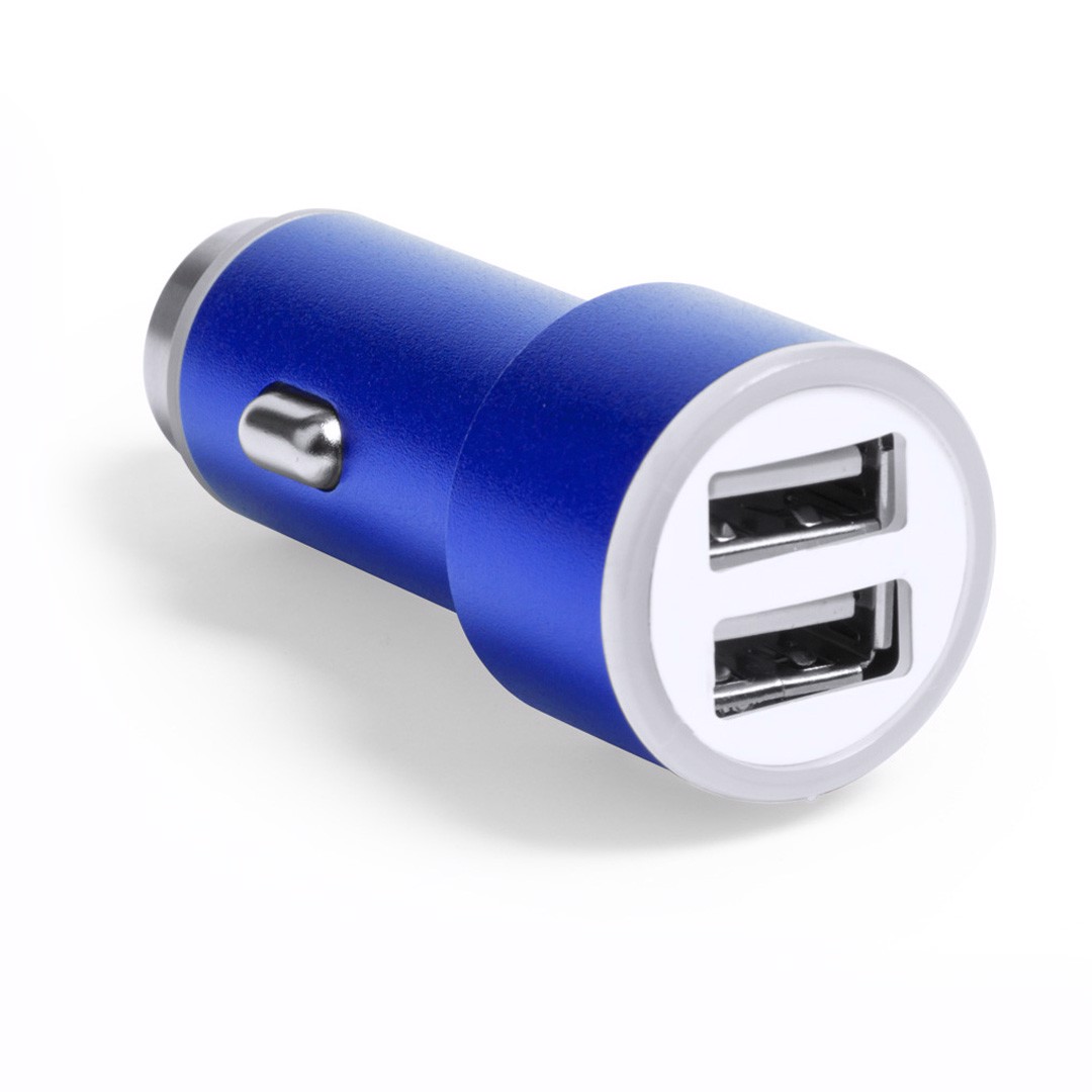 Cargador Coche USB Hesmel - Azul