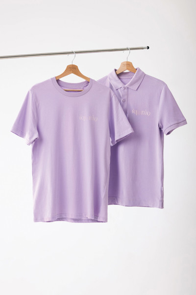 Polo en coton piqué et recyclé Iqoniq Yosemite - Lavender / XXS