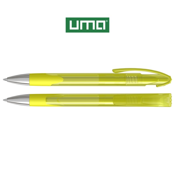 LOOK grip transparent SI guľôčkové pero - Žltá