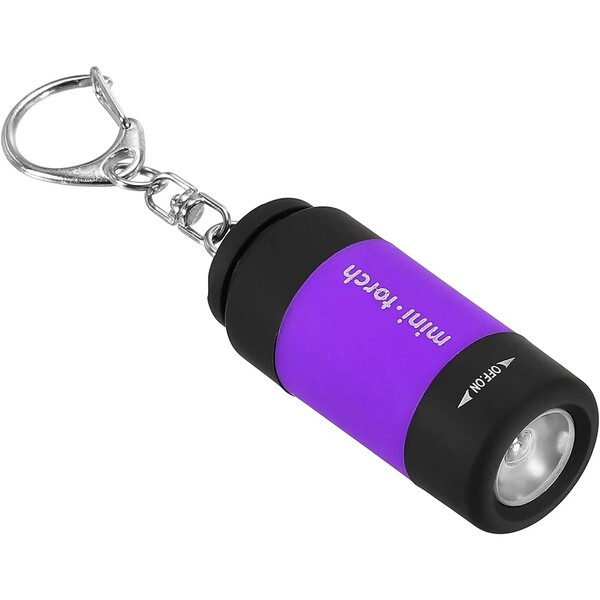 Rechargeable LED mini pocket flashlight - WHITE